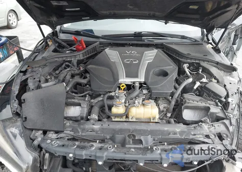 2018 Infiniti Q50 3.0T Luxe from USA, damaged, VIN JN1EV7AP7JM351321